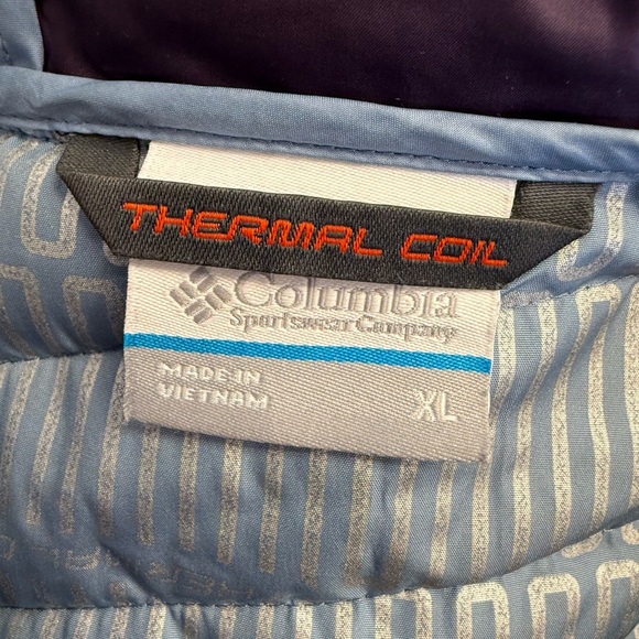 Columbia Womens Oyanta Trail Long Hybrid Jacket Eggplant Purple Size XL - Picture 7 of 8